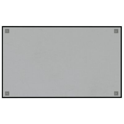vidaXL Magneetbord wandgemonteerd 100x60 cm gehard glas zwart
