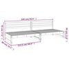 vidaXL Tuinmiddenbanken 2 st 120x80 cm massief douglashout