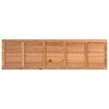 vidaXL Bureaublad rechthoekig 280x80x4 cm massief eikenhout lichtbruin