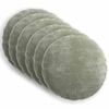 vidaXL Kussensloop 6 st HEERLEN Groen Dia. 60 cm Chenille Stof