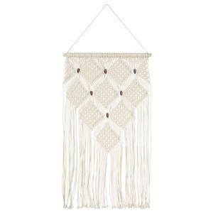 vidaXL Wandhanger macram&eacute; 40x80 cm katoen