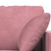 vidaXL Bank 2 pcs Roze 138 x 78 x 80 cm Fluweel