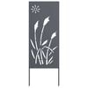 vidaXL Tuin Privacy Screen Antraciet 50 x 140 cm Koudgewalst staal