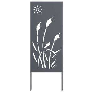 vidaXL Tuin Privacy Screen Antraciet 50 x 140 cm Koudgewalst staal