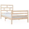 vidaXL Bedframe massief grenenhout 100x200 cm