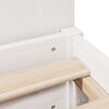 vidaXL Bed met boekenkast zonder matras grenenhout wit 90x190 cm