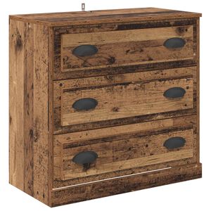vidaXL Dressoir Oud Hout 70 x 35,5 x 67,5 cm Bewerkt hout
