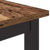 vidaXL Tafel Oudhout 80 x 50 x 76,5 cm Engineered hout en staal