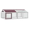 vidaXL Dierenren 200x112,5x74 cm massief grenenhout mokkakleurig