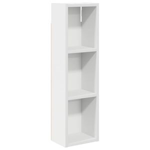 vidaXL Badkamer wandkast Wit 20 x 14 x 70 cm Geconstrueerd hout