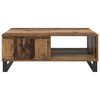 vidaXL Salontafel Oud Hout 90 x 60 x 35 cm Bewerkt hout