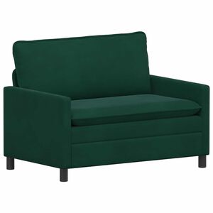vidaXL Bank Donkergroen 126 x 81 x 87,5 cm