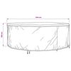 vidaXL Hoes voor tuinmeubelen 244 x 244 x 105 cm 600D oxford stof