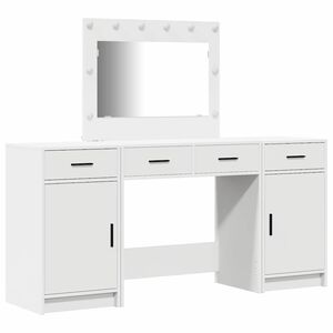 vidaXL Plafondtafel 3 st Wit 78,5 x 41 x 135 cm Bewerkt hout