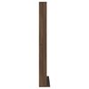 vidaXL Cd-kast 102x23x177,5 cm bewerkt hout bruin eikenkleur