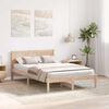vidaXL Bedframe Bruin 120 x 190 cm Massief grenenhout
