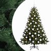 vidaXL Kunstkerstboom met kerstbal 180 cm 300 LED's Warmwit