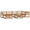 vidaXL Buiten bankenset 7 pcs Naturel Massief Acaciahout