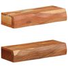 vidaXL Wandschappen 2 st 40x17x8 cm massief acaciahout