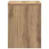 vidaXL Nachtkastje 40x30x40 cm bewerkt hout artisanaal eikenkleurig