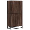 vidaXL Hoge kast 68x35x139 cm bewerkt hout bruin eikenkleurig