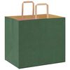 vidaXL Papieren zakken 250 st met hengsels 32x22x28 cm groen