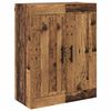 vidaXL Hoge kast met lade Oudhout 69,5 x 34 x 180 cm Bewerkt hout
