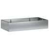 vidaXL Retentiewall 6 st 200 x 100 x 50 cm Gegalvaniseerd staal zilver