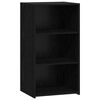 vidaXL Dressoir Zwart eiken 50 x 41 x 93 cm Bewerkt hout