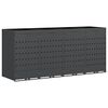 vidaXL Wieltjesbakopslag voor 4 bakken Antraciet 272 x 77,5 x 121,5 cm