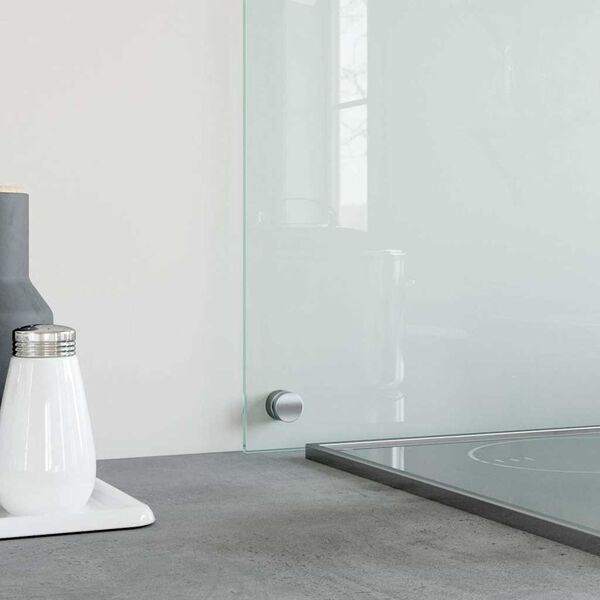 vidaXL Spatscherm keuken 70x40 cm gehard glas transparant