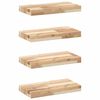 vidaXL Wandschappen 4 st zwevend 60x20x4 cm onbehandeld acaciahout