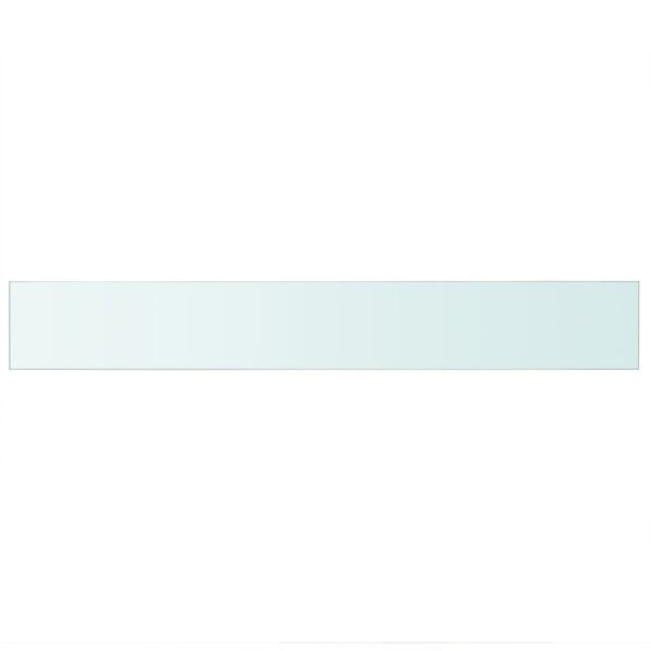 vidaXL Schappen 2 st 90x12 cm glas transparant