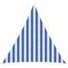 vidaXL Zonneschaduwzeil Blauw en Wit 2 x 2 x 2 m HDPE