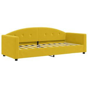 vidaXL Slaapbank 80x200 cm fluweel geel