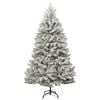 vidaXL Kunstkerstboom met 300 LED Groen en Wit 300 cm PVC en Metaal