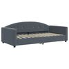 vidaXL Slaapbank 100x200 cm fluweel donkergrijs