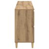 vidaXL Dressoirs 3 pcs Artisan Eiken 60 x 35 x 70 cm Bewerkt hout