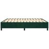 vidaXL Boxspring bed 180x200 cm fluweel donkergroen