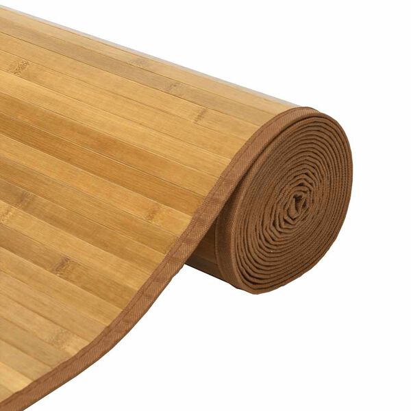 vidaXL Vloerkleed rechthoekig 70x500 cm bamboe naturel