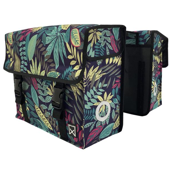 Willex Fietstas City Forest dubbel 34 L groen