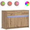 vidaXL TV-kast 91 x 34 x 61 cm Artisanaal eiken Bewerkt hout