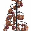 vidaXL LED-kerstboom met kerstballen 80 LEDs warm wit 120 cm