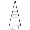 vidaXL Metalen kerstboom met standaard Zwart 180 cm Staal
