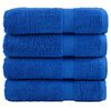 vidaXL Handdoeken SOLUND 4 st 600 g/m&sup2; 50x100 cm blauw