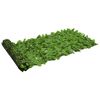 vidaXL Balkonscherm met groene bladeren 600x75 cm