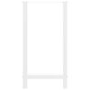vidaXL Bartafelpoten 2 st 40x(90-91) cm staal wit
