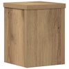 vidaXL Plantenstandaards 2 st 15x15x20 cm hout artisanaal eiken