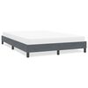 vidaXL Bedframe zonder matras 140x220 cm fluweel donkergrijs