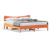 vidaXL Bedframe zonder matras massief grenenhout wasbruin 160x200 cm